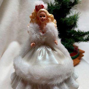 Happy Holidays BARBIE Doll Hallmark Ornament